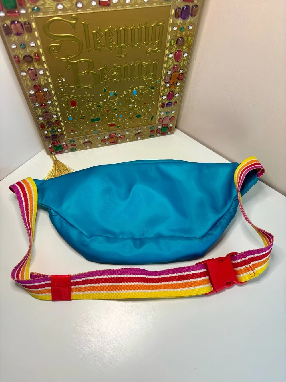 Disney Guardians of the Galaxy Teal Crossbody Bag with Red Accents